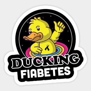 Funny Diabetes Clothes Sticker